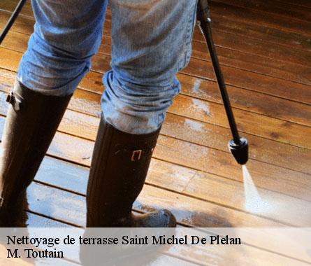Nettoyage de terrasse  saint-michel-de-plelan-22980 M. Toutain