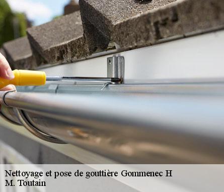 Nettoyage et pose de gouttière  gommenec-h-22290 M. Toutain