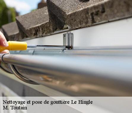 Nettoyage et pose de gouttière  le-hingle-22100 M. Toutain