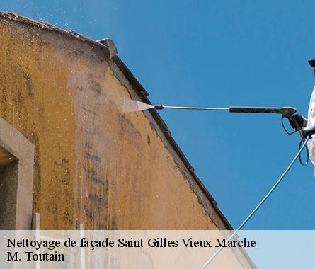 Nettoyage de façade  saint-gilles-vieux-marche-22530 M. Toutain