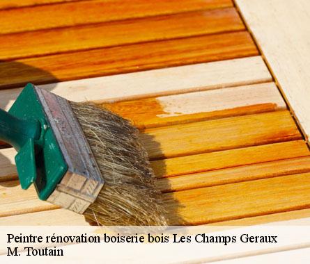Peintre rénovation boiserie bois  les-champs-geraux-22630 M. Toutain