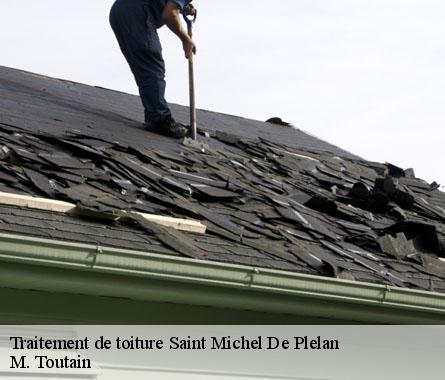 Traitement de toiture  saint-michel-de-plelan-22980 M. Toutain