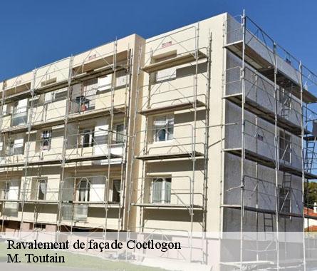 Ravalement de façade  coetlogon-22210 M. Toutain