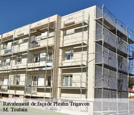 Ravalement de façade  pleslin-trigavou-22490 M. Toutain
