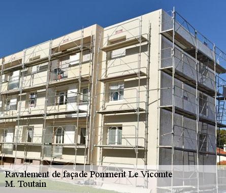 Ravalement de façade  pommerit-le-vicomte-22200 M. Toutain