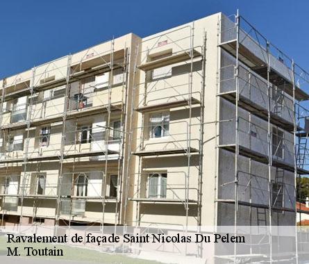 Ravalement de façade  saint-nicolas-du-pelem-22480 M. Toutain