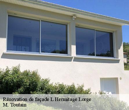 Rénovation de façade  l-hermitage-lorge-22150 M. Toutain