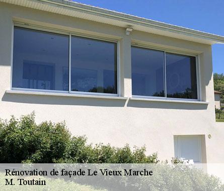 Rénovation de façade  le-vieux-marche-22420 M. Toutain